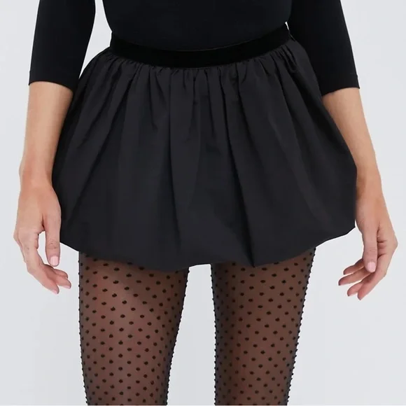 NWT Ciao Lucia Antonia Faille Mini Bubble Cotton Skirt Skort Revolve - Picture 6 of 13